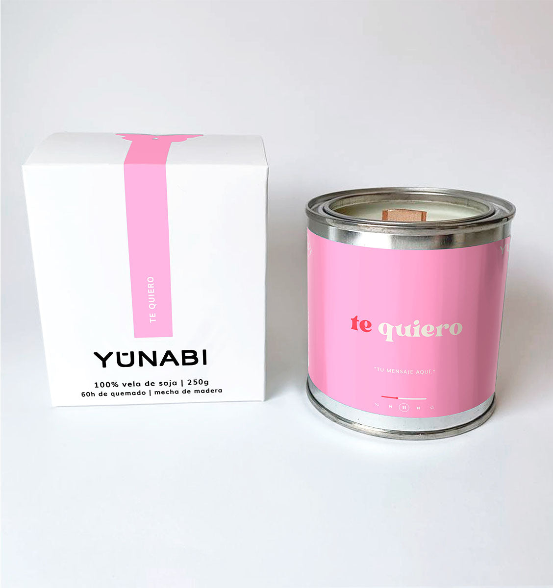 Personalised Te Quiero 9 oz. Candle