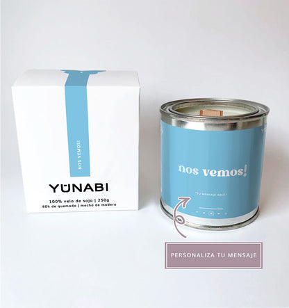 Personalised Nos Vemos 9 oz. Candle