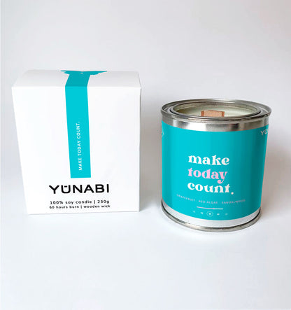 Make Today Count. 9 oz. Candle